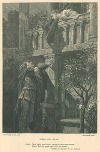 Illustrazione per Romeo e Giulietta da Edward Burne Jones