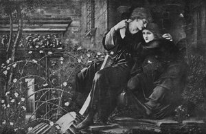 Amore tra le rovine, 1894, 1911 da Edward Burne Jones