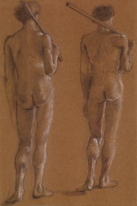 Serie di San Giorgio - Nudo maschile - Studi di due soldati per 