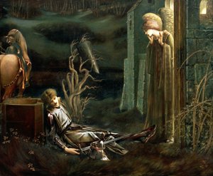 Il sogno di Sir Lancillotto alla Cappella del Santo Graal, 1896
