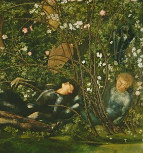 I cavalieri e la rosa spinosa (dettaglio) da Edward Burne Jones