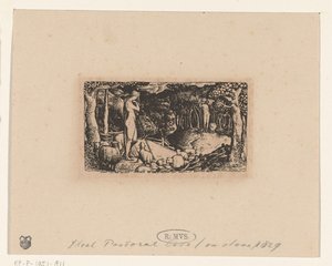 La vita rurale da Edward Calvert (signed by artist)