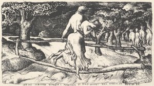 Il diluvio, 1829 da Edward Calvert