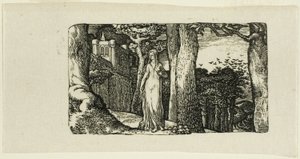 La signora e le torri da Edward Calvert