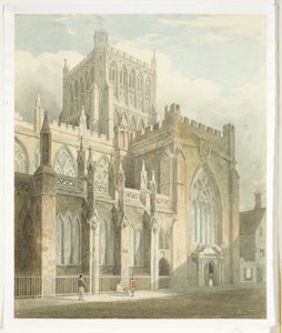 Vista nord della cattedrale di Bristol da Edward Cashin