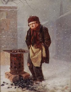 Il venditore di castagne