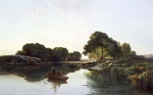 Paesaggio Fluviale Boschivo da Edward Charles Williams