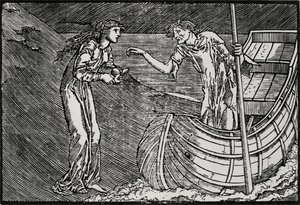 Il pedaggio di Caronte da Edward Coley (after) Burne Jones