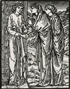 Seconda Visita da Edward Coley (after) Burne Jones