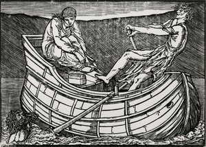 La Testa che Si Alza da Edward Coley (after) Burne Jones