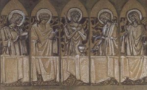 Progetto per un memoriale per Christina Rossetti (gesso su carta) da Edward Coley Burne Jones