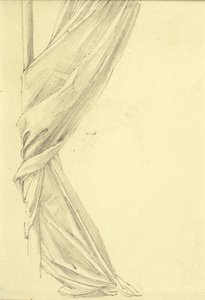 Studio di drappeggio da Edward Burne Jones
