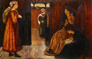 Interno con Figure da Edward Coley Burne Jones