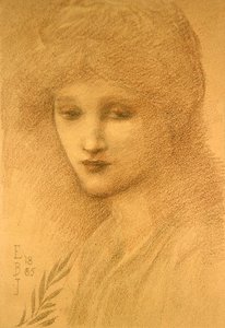 Ritratto di Laura Littleton da Edward Coley Burne Jones