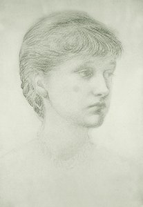 Ritratto di Madeleine Wyndham da Edward Coley Burne Jones