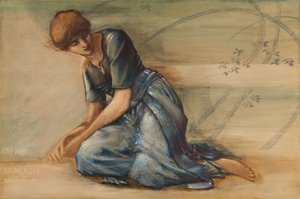 Studio per la serie Briar Rose, Il Giardino Cortile da Edward Coley Burne Jones