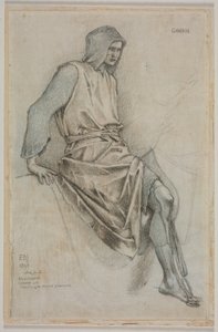 Studio per il fallimento di Gawain dagli arazzi del Santo Graal da Edward Coley Burne Jones