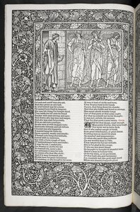 Le Opere di Geoffrey Chaucer ora nuovamente stampate con immagini disegnate da Sir Edward Burne-Jones