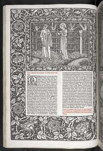 Le Opere di Geoffrey Chaucer ora nuovamente stampate con immagini disegnate da Sir Edward Burne-Jones