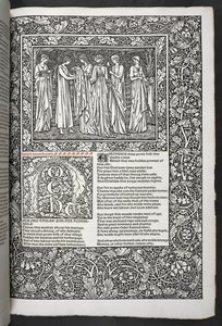 Le Opere di Geoffrey Chaucer ora nuovamente stampate con immagini disegnate da Sir Edward Burne-Jones