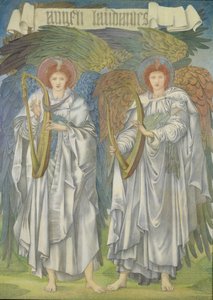 Angeli Laudantes, c.1887 (disegno per una finestra nella Cattedrale di Salisbury, anche per arazzi)