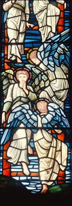 Angeli che Salgono e Scendono (dettaglio) da Edward Burne Jones