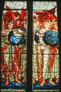 Angeli della creazione: il terzo e il quarto giorno, 1895 da Edward Burne Jones