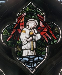 Angelo con shawm da Edward Burne Jones