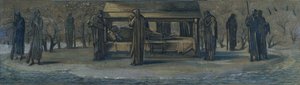 Re Artù ad Avalon, c.1890 da Edward Coley Burne Jones