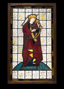 Re Davide il Poeta, 1863 da Edward Burne Jones