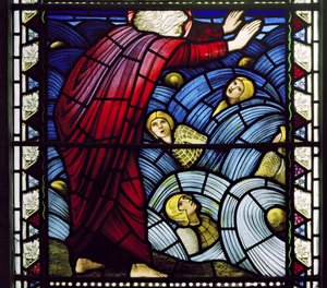 Kirkcaldy Old Kirk, Morris & Co., Edward Burne-Jones, Il passaggio del Mar Rosso
