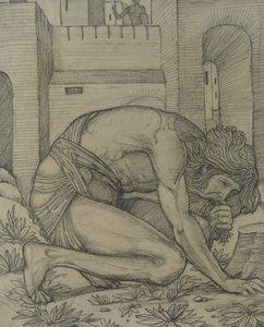 Nabucodonosor che Mangia Erba da Edward Burne Jones