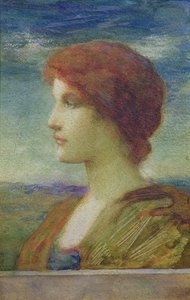 Ritratto di Sarah Bernhardt da Edward Burne Jones