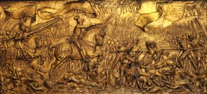 La battaglia di Flodden Field, 1881-82 da Edward Burne Jones
