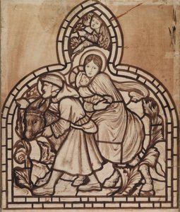 La fuga in Egitto da Edward Burne Jones