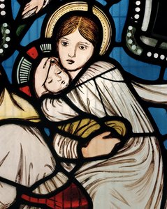 La fuga in Egitto da Edward Burne Jones