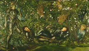 I cavalieri e la rosa spinosa, 1869 da Edward Burne Jones