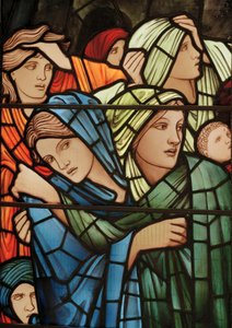 La finestra del Giudizio Universale (dettaglio) da Edward Burne Jones
