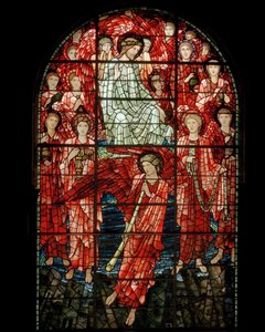 La finestra del Giudizio Universale (dettaglio) da Edward Burne Jones
