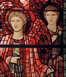 La finestra del Giudizio Universale (dettaglio) da Edward Burne Jones