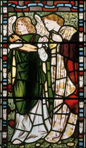 La Nuova Gerusalemme (dettaglio) da Edward Burne Jones
