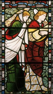 La Nuova Gerusalemme (dettaglio) da Edward Burne Jones