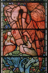 Il Pellicano nella Sua Pietà, Finestra Est da Edward Burne Jones