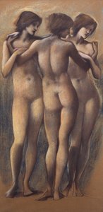 Le Tre Grazie, c.1885 da Edward Burne Jones