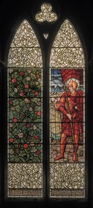 Fogliame e Giosuè da Edward Coley and Dearle Burne Jones