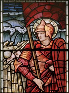 Giosuè (dettaglio) da Edward Coley and Dearle Burne Jones