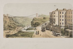 Ponte sospeso, da Sion Hill, Clifton, c.1875