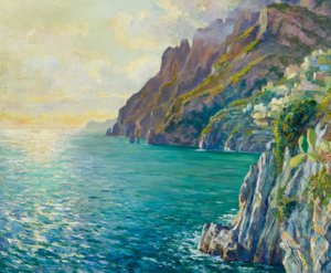 Atmosfera serale Positano da Edward Cucuel