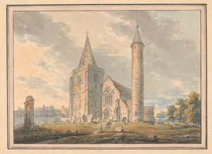 Cattedrale di Brechin e Torre Rotonda, Forfarshire, Scozia da Edward Dayes