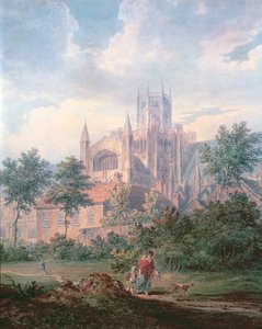 Cattedrale di Ely dal sud-est (dettaglio) da Edward Dayes